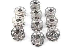 LNKA 10 Pack of Bobbins Compatible with Bernina 0115367000-B