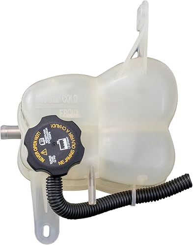 Vista 23 de TRQ Botella de desbordamiento del tanque de expansión del depósito de refrigerante del radiador compatible con Porsche Macan 2015-2018