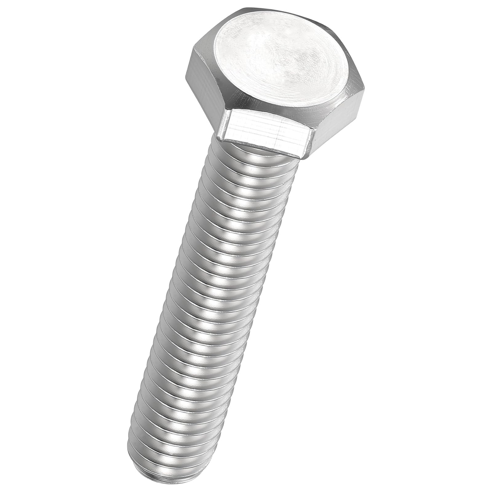 Kozelo 2 Pcs Hex Head Screws Bolts - M6-1x30 304 SS Grade A2-70