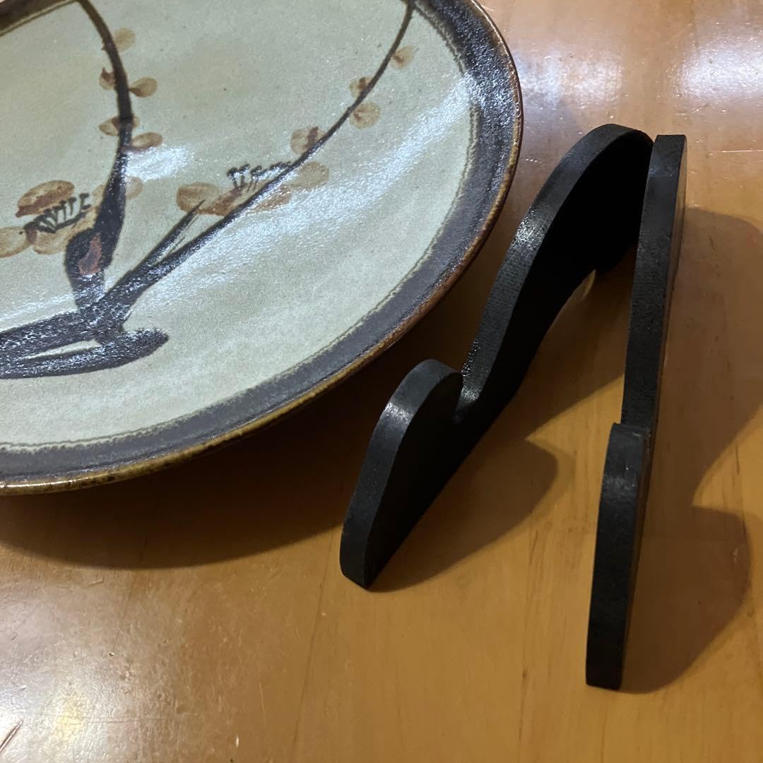 輪島塗 銘々皿10客セット 共箱付 松金蒔絵 黒塗 漆器 和モダン 輪島塗