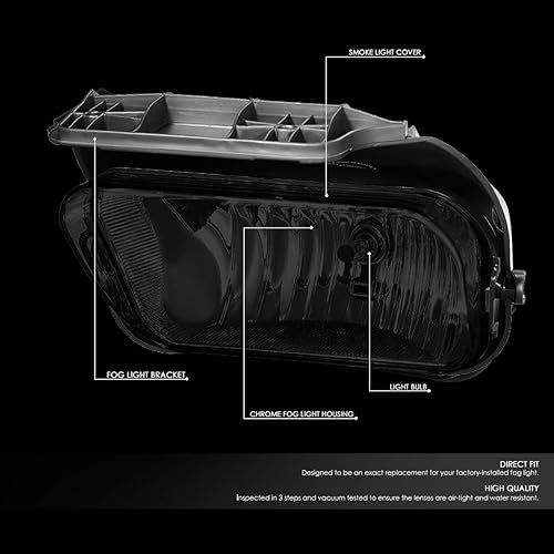 Miniatura 2 de Auto Dynasty Conjunto de luces antiniebla compatible con modelos clásicos Chevy Silverado 1500 2500 3500 HD 2004-2007, repuesto de lámpara