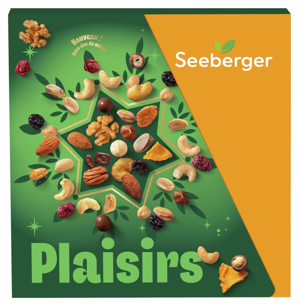 Calendrier de l´Avent Seeberger 2025 : 24 délicieux snacks emballés de maniere durable.