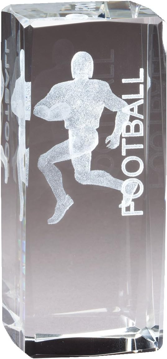 SHOP AWARDS AND GIFTS Sports Recognition Achievement Trophy, Tournament Winner Award for Players or Teams, Football, Personalized