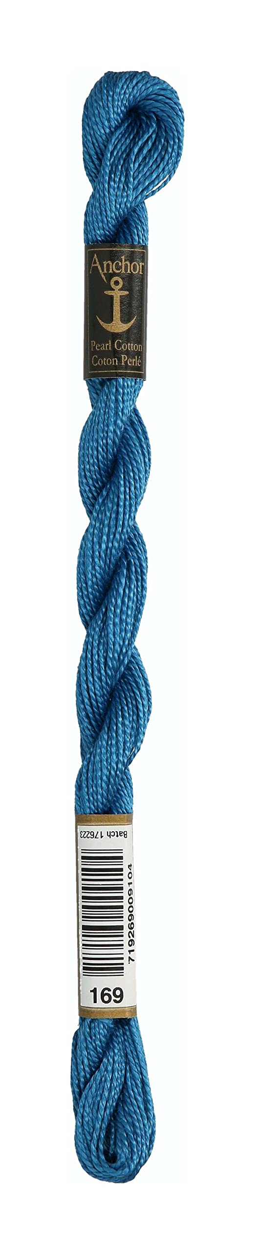 Anchor Pearl Thread, Embroidery Thread, Cotton, 00169 Lagune, Lagune