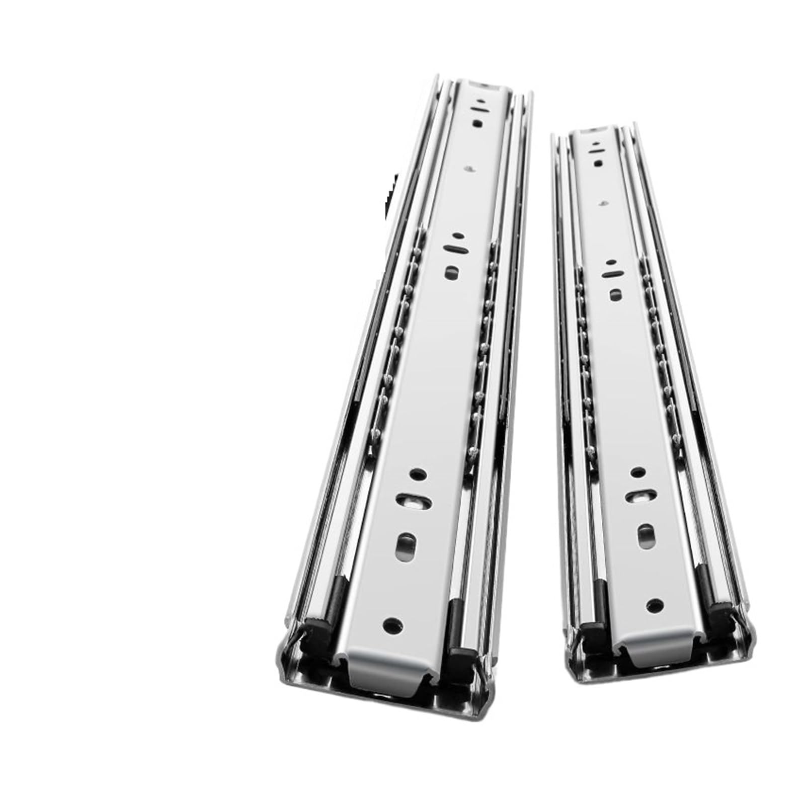 1 paio di guide for cassetti for carichi pesanti - Capacità di carico di 68 kg Guide for armadi con cuscinetti a sfera a estensione completa for un funzionamento regolare(Without Lock,95cm)