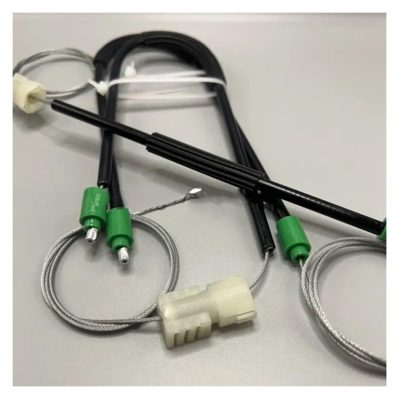 Clip Elevalunas PARA NISSAN PARA QASHQAI DELANTERO IZQUIERDO 2002-2016 KIT DE REPARACIÓN DE REGULADOR DE VENTANA CABLES Y RODILLO