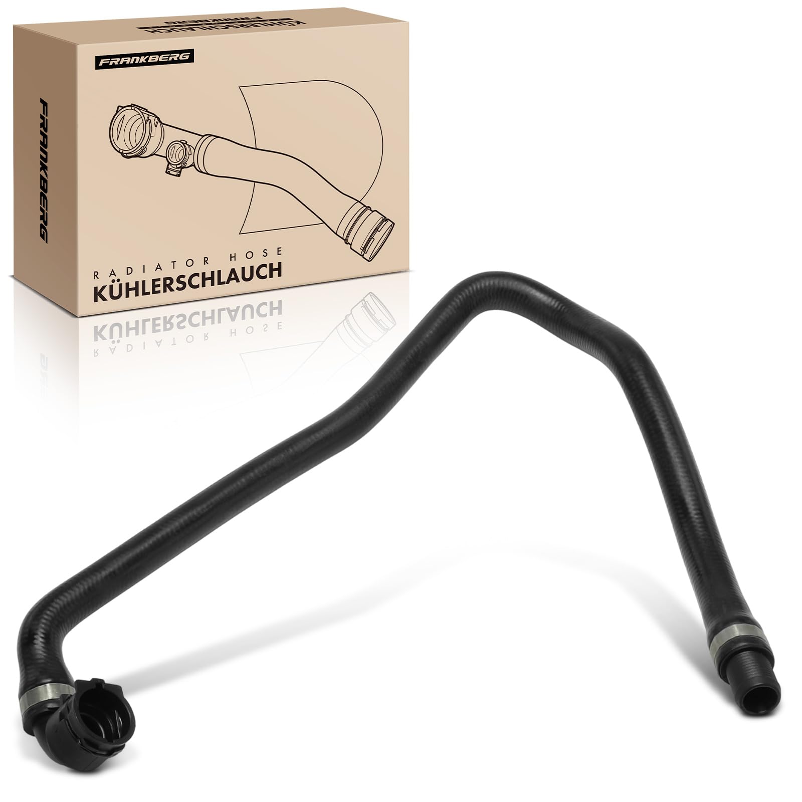 Frankberg Tubo del radiatore tubo del liquido di raffreddamento tubo | dal tubo di collegamento al termostato; Compatibile con: X3 F25
