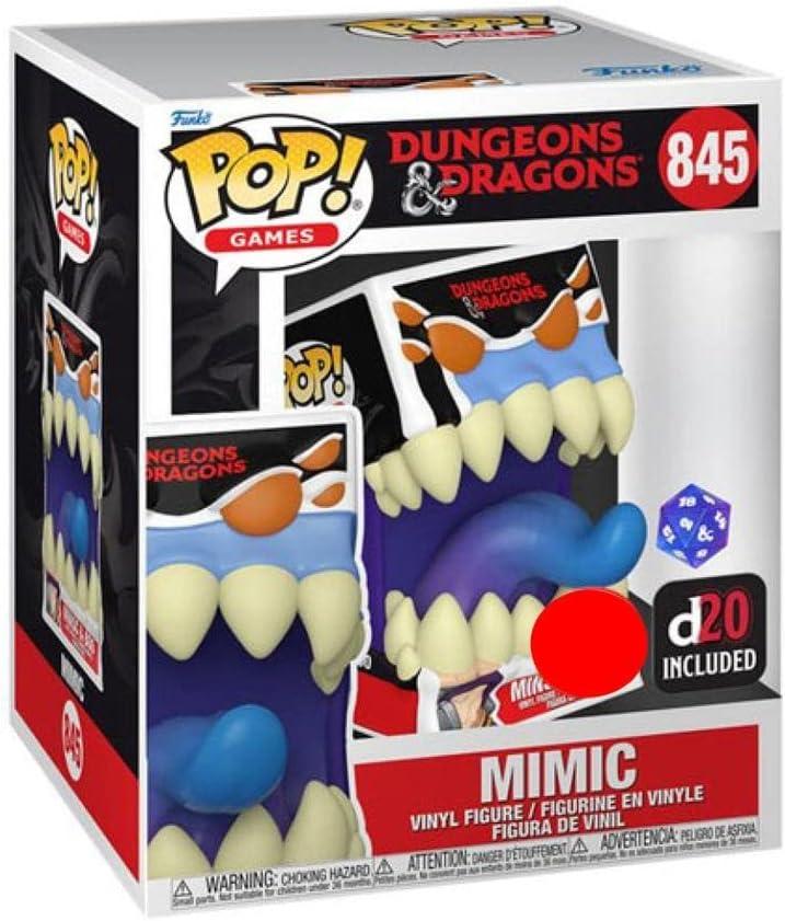 Dungeons & Dragons Mimic US Exclusive 6" Pop Vinyl Dice