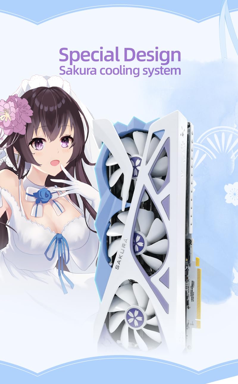 グラフィックボード・グラボ・ビデオカード YESTON GeForce RTX 4070 Super Amazon | Yeston Sakura GeForce RTX 4070 12GB GDDR6X PCI