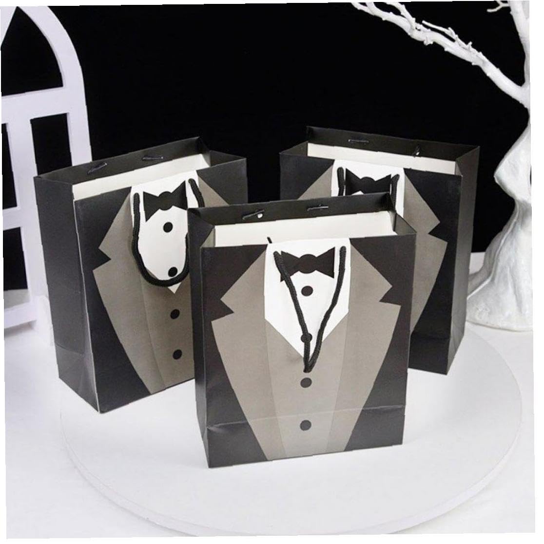 最終セール❣️ 紙袋 手提げ袋 ギフトバッグ 厚手タイプ 縦型 ギフト 包装 Amazon | TOPtoper 紙袋 手提げ袋 ギフトバッグ 厚手タイプ 縦型