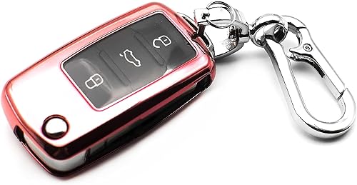 Funda protectora de TPU para Volkswagen Beetle CC Eos Golf GTI Jetta Passat Rabbit Tiguan Touareg Atlas TPU Key Fob Case Shell Holder Accessories