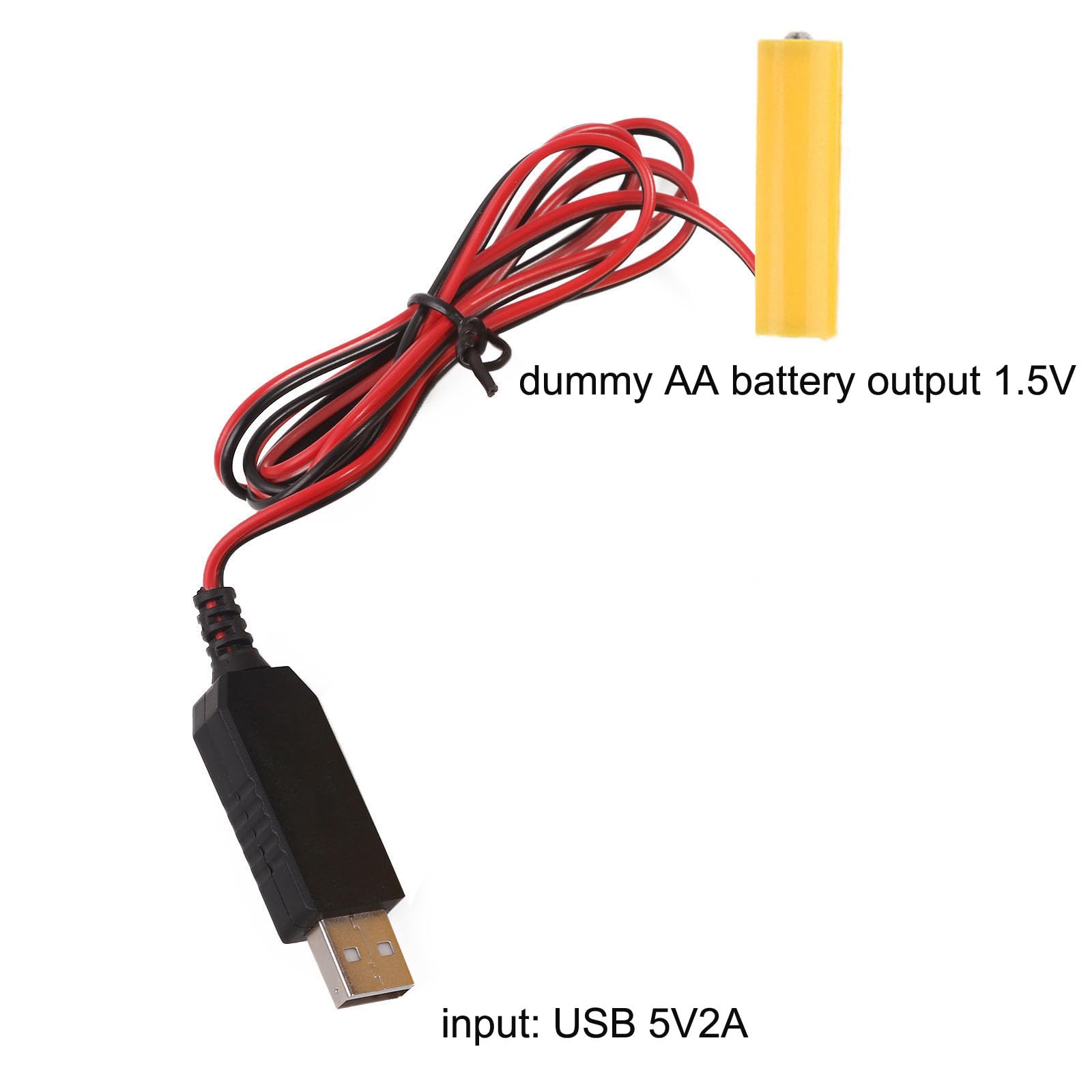 LR6 AA Eliminatori di Batterie 1.5V Sostituire per LED Luce Elettronica Giocattolo USB 5V