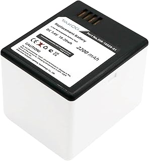 Replacement Battery Compatible with Arlo Pro, Pro 2, VM4030, VM4030P, VMA4400, VMA4400-100NAS, VMC4030, VMS3230,fits Part No 308-10029-01, 308-10047-01, A-1, A-1B, 7.4V 2200mAh