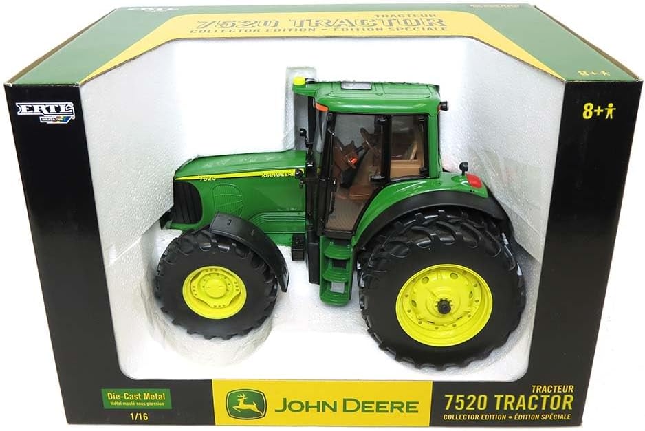 ERTL 1/16 John Deere 7520 Tractor with Cab, Waterloo Collector Edition 15584a