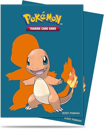 Ultra Pro UP - Funda protectora para cubierta Pokemon Charmander (65 mangas)