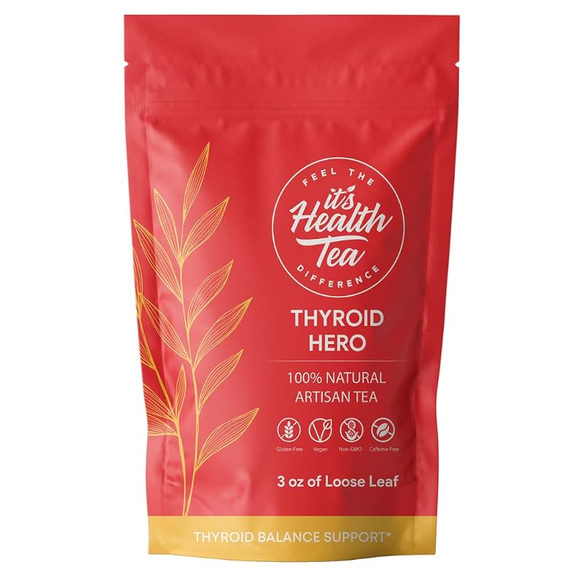 ItsHealthTea Chá de ervas funcional com ashwagandha, eleutero, urtiga, menta de alcaçuz, gengibre, tomilho, funcho e erva-cidreira, 35 sachês