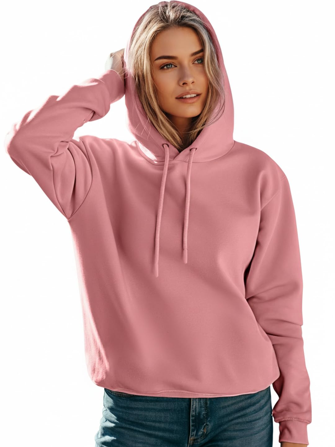 Bewakoof Fleece Women's Hooded Sweatshirt-image-28