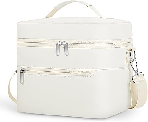 Lonchera aislada para mujeres, lonchera reutilizable para hombres, lonchera aislada, a prueba de fugas, bolsa de mano con correa ajustable para el