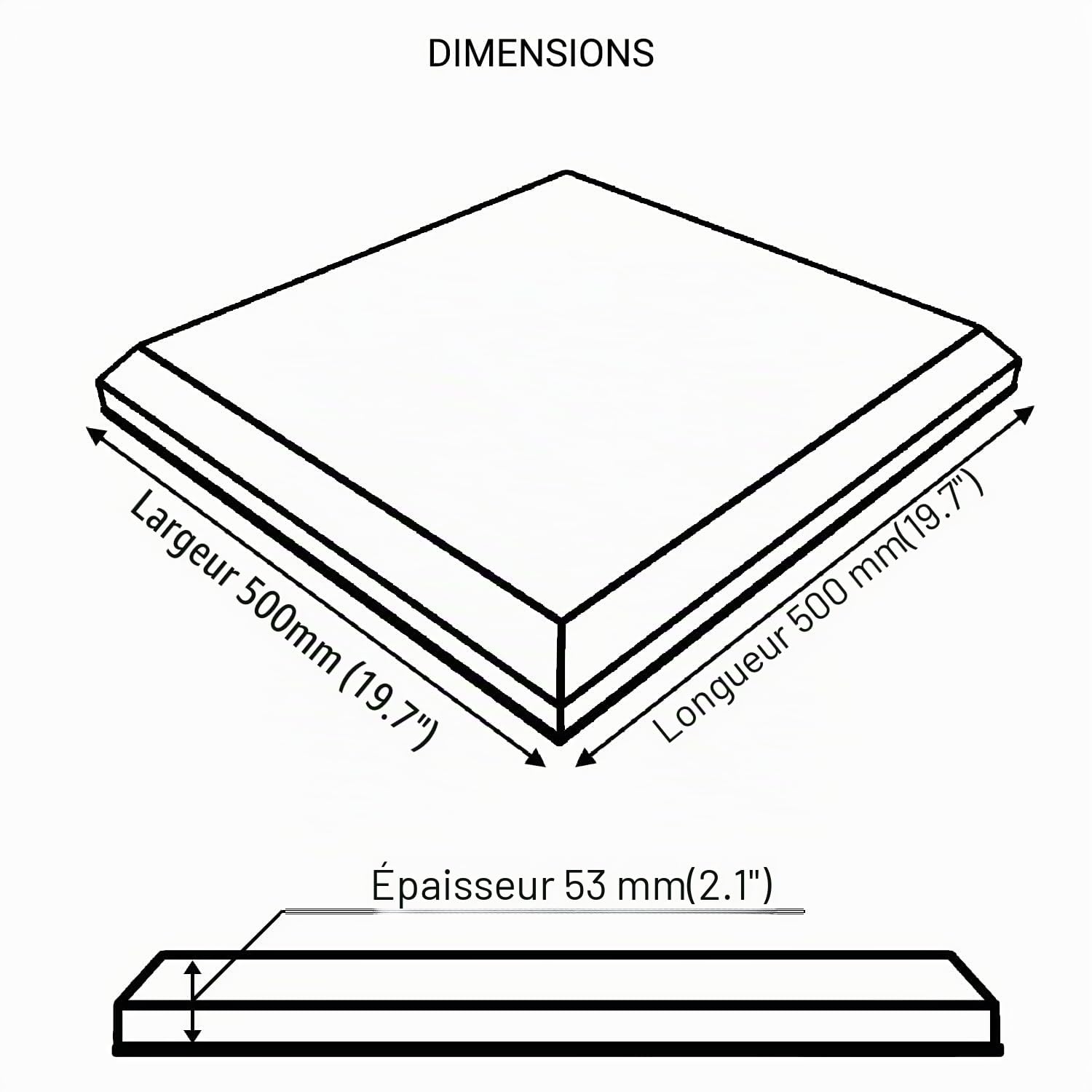 Lot de 4 panneaux acoustiques absorbants et diffusants | 50x50x5 cm | Absorption - Diffusion - Réflexion - Correction acoustique | Bois perforé laminé : [x4 WAVE | Plastique rouge brillant]