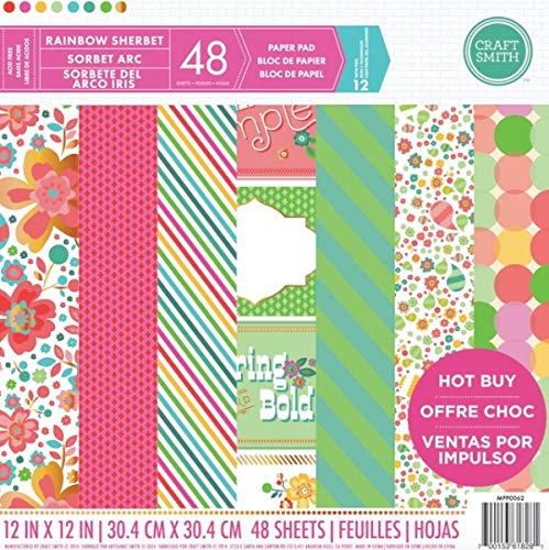 Craft Smith Paper Stack Rainbow Sherbet
