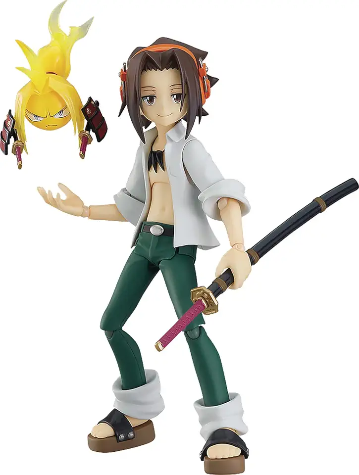 Max Factory Shaman King: YOH Asakura Figma Action Figure,Multicolor