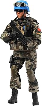 Amazon | 1/6 ミリタリーフィギュア 兵士 陸軍 国連平和維持軍 12