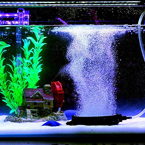 Image of PINVNBY 4.2-Inch Air Stone Disc Bubble Diffuser with Suction Cups for Oxygenation in Fresh /Saltwater Tanks, Ponds, Hydroponic, Aquaponics, and as a Decorative Airstone for Aquariums