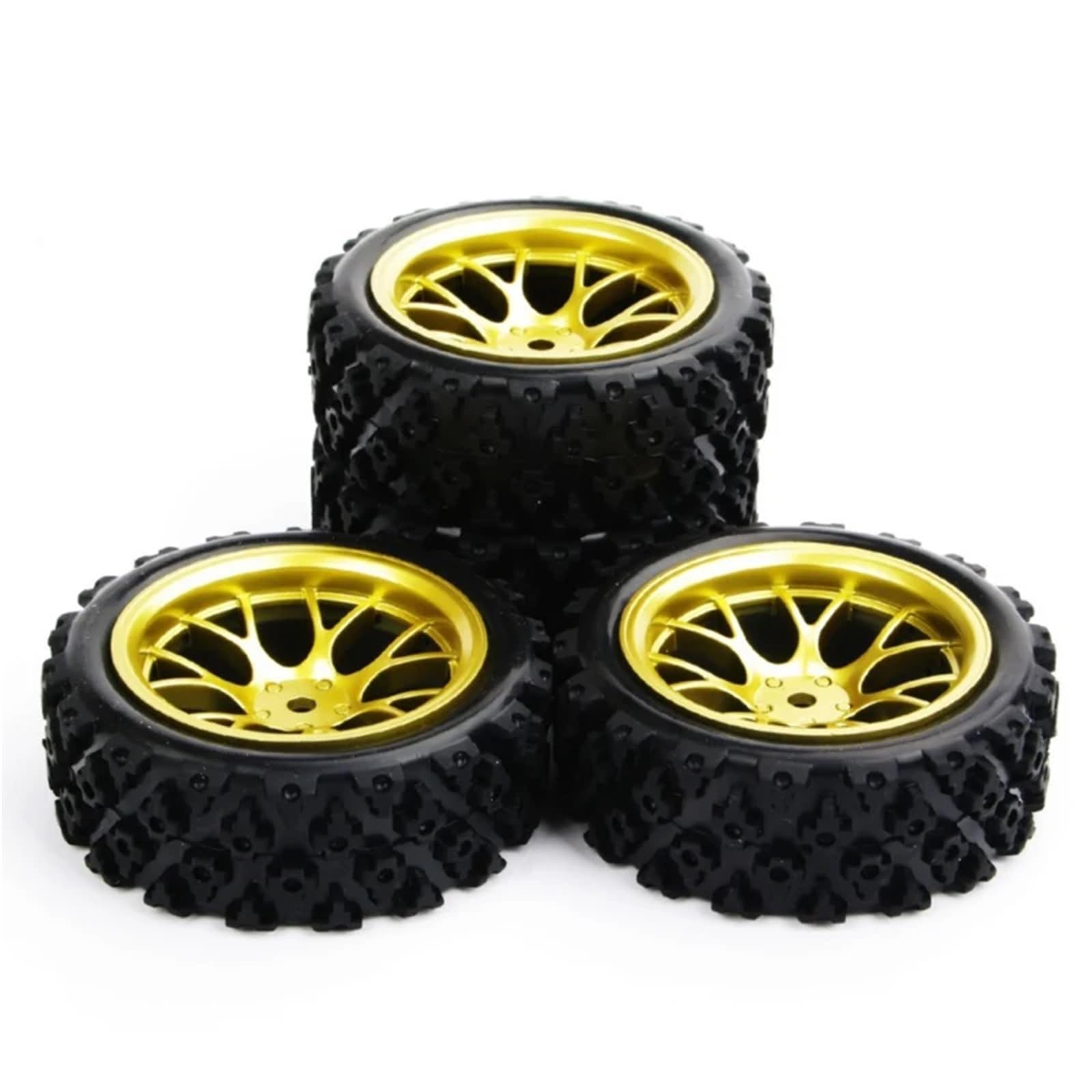 para Racing 1:10 Llanta Rueda Neumáticos Goma 4 Uds con Desplazamiento 6mm 12mm Hexagonal Vehículos Todoterreno Modelo PP0487 Accesorios sobre Orugas RC Coche NeumáTico Piezas
