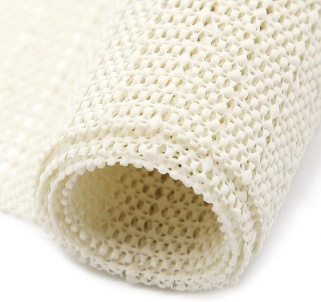 fowong Multipurpose Large Non-Slip Mat 200 x 200cm Anti-Skid Rug Universal Drawers Non-Slip Pad Cuttable DIY for Table Utensils Car Trunk Mat - White