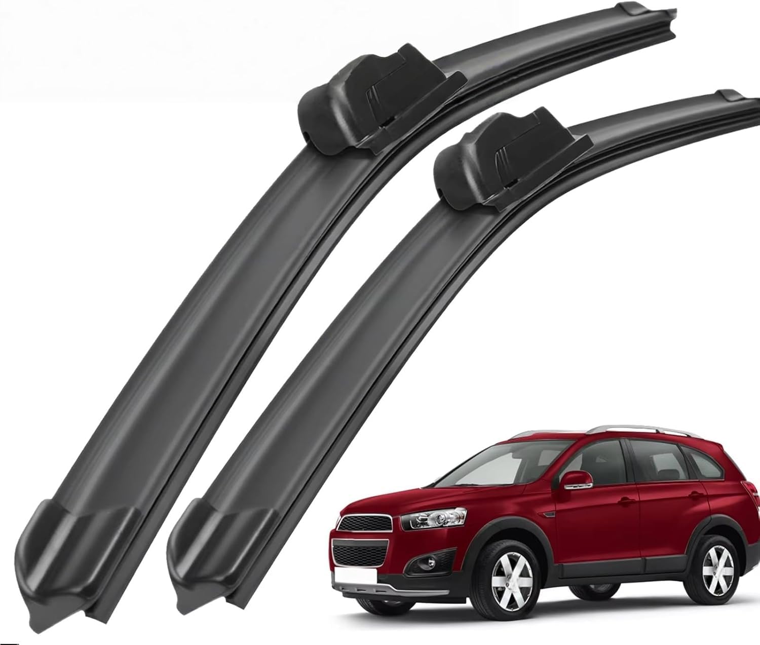 nwsplmy Front Windscreen Wiper for Captiva MK1 2006-2018 24"+16", Silent All-Season Replacement Blades Streak-Free Easy Install