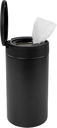 Miniatura 7 de Spectrum - Contenedor de toallitas desinfectantes con tapa de botón  Dispensador recargable para baño, cocina, aula, encimera y hogar  Soporte de