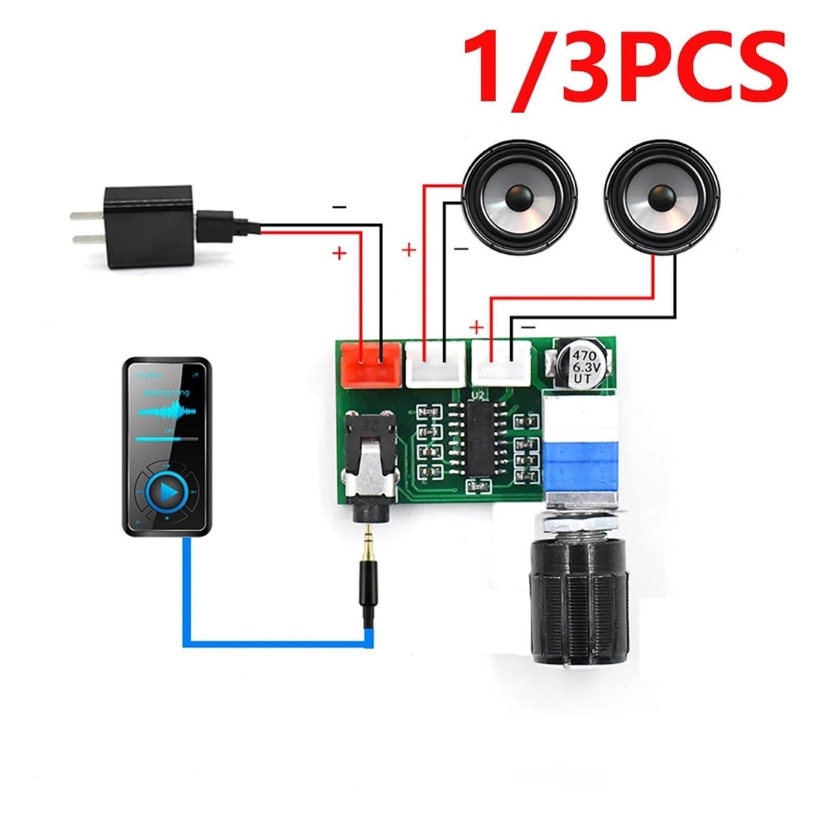 XH-A157 PAM8403 2 * 3W Mini amplificateur audio numérique double canal