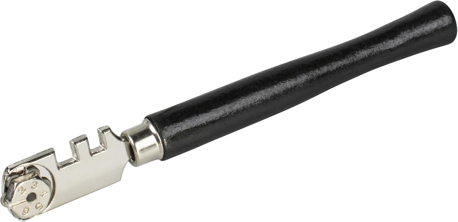 wolfcraft Standard Glass Cutter I 4108000 I For cutting glass thicknesses of 3-5 mm