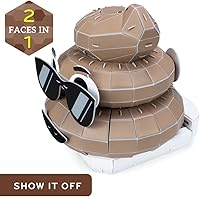 Vista 6 de Modelo de emoji de espuma 3D, Deuces On The Loose