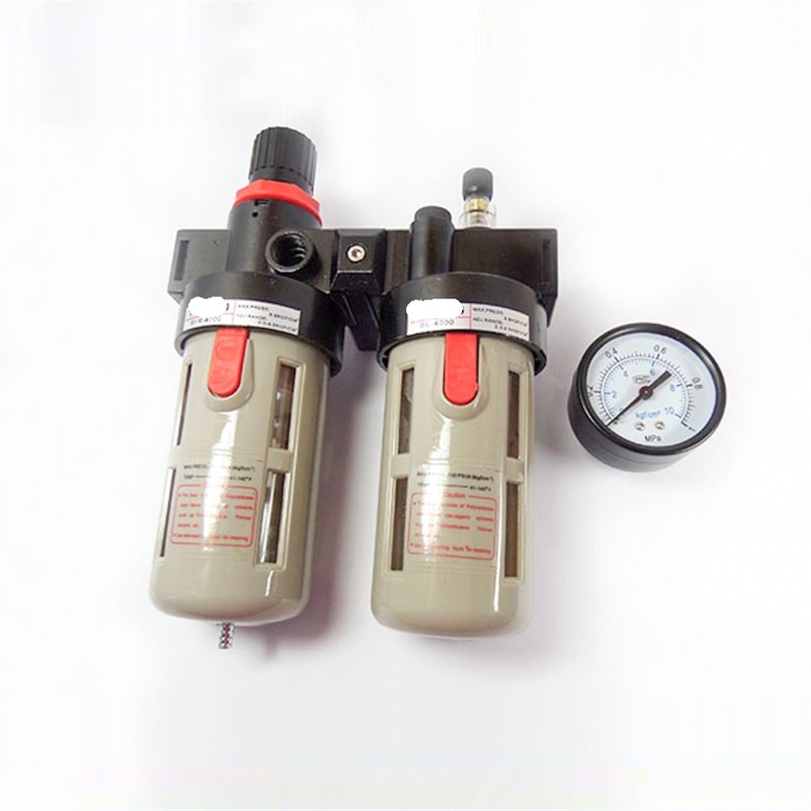 BFC2000 BFC3000 BFC4000 G1/4 G3/8 G1/2 filtro de aire válvula reguladora de presión lubricador compresor neumático separador de aceite 1 Uds(Psi and kgf cm2,BFC4000)