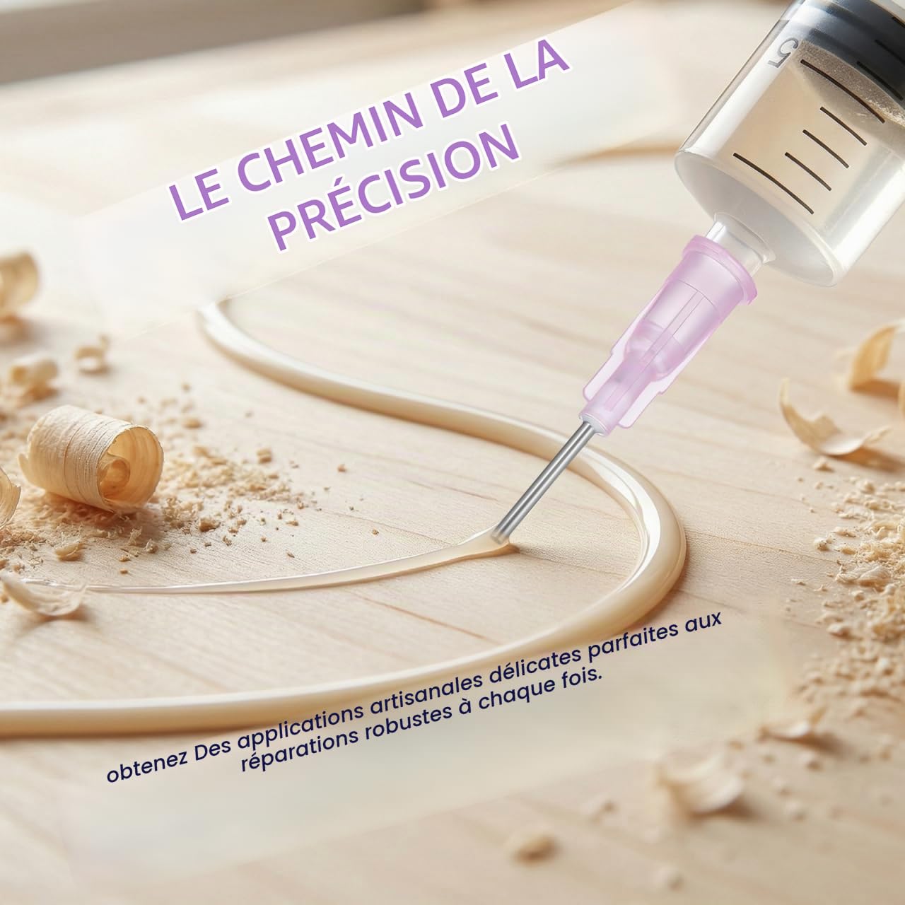 iplusmile 100 Aiguilles À Pointe Émoussée Pour Distributeur De Colle Liquide Dosage Précis Accessoires De Laboratoire Polyvalents 3.00X0.70X0.70Cm
