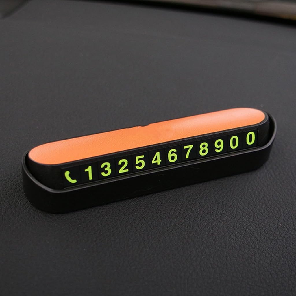 Car Temporary Parking Card Phone Number Stop Car Sign Plate Move Number Plate