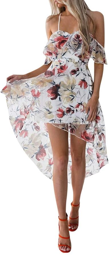 amazon cold shoulder summer dresses
