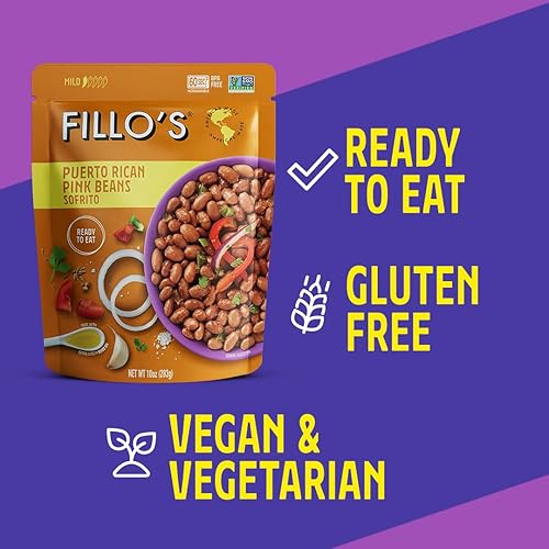 Vista 20 de Judías Fillo's Sofrito, 10oz. Bolsas, 6 unidades.