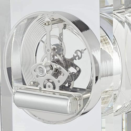 Miniatura 3 de Aimee - Reloj de mesa rectangular de cristal de 6 pulgadas de alto