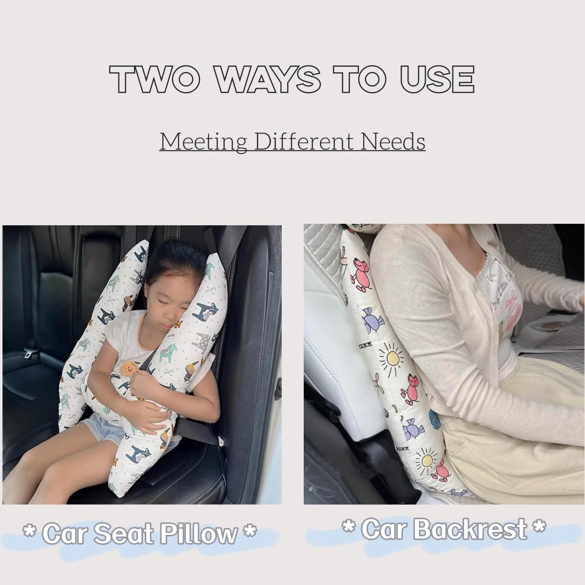 Coussin De Voyage Pour Enfants, Oreiller De Voyage Enfants, Coussin Pour Enfant Pour Voiture, Coussin De Voiture Enfant, Oreiller Voiture Enfant H