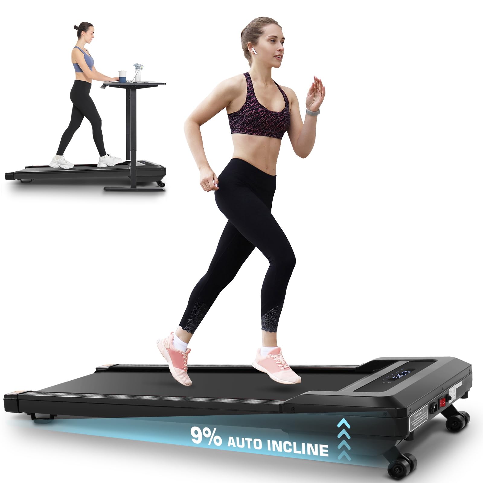 FUNMILY Smallest Walking Pad With Incline, In Under