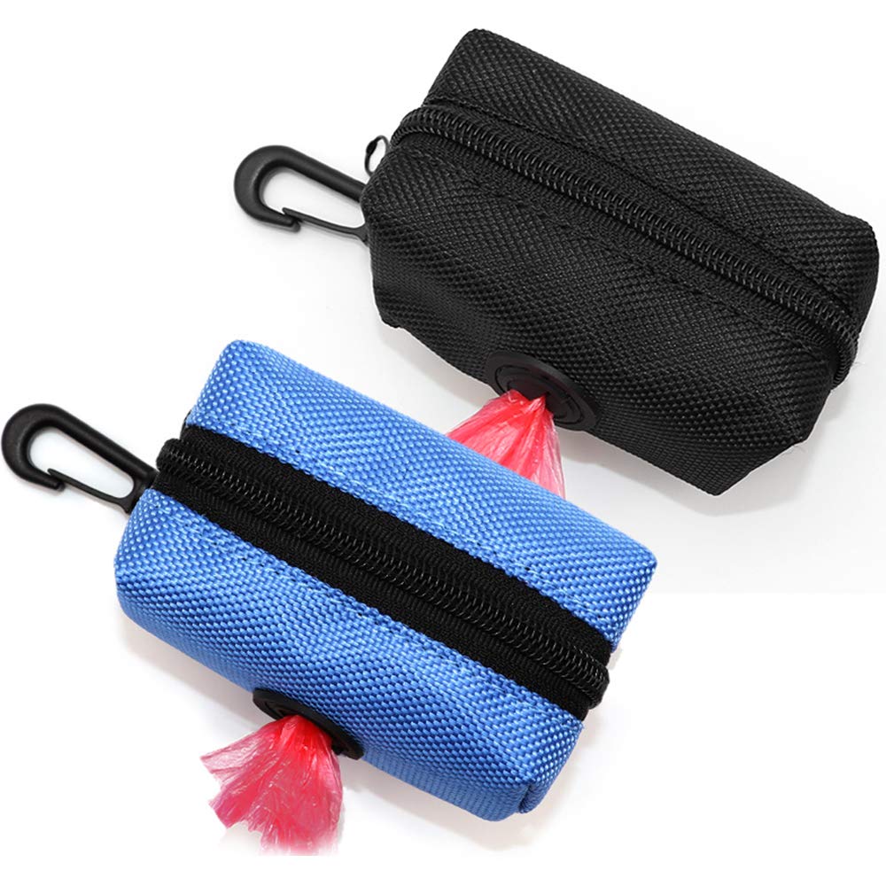 2 Stück Kotbeutelspender Hunde Grau - Pet Waste Bag Halter, Leicht Lösender Poop Beutelspender