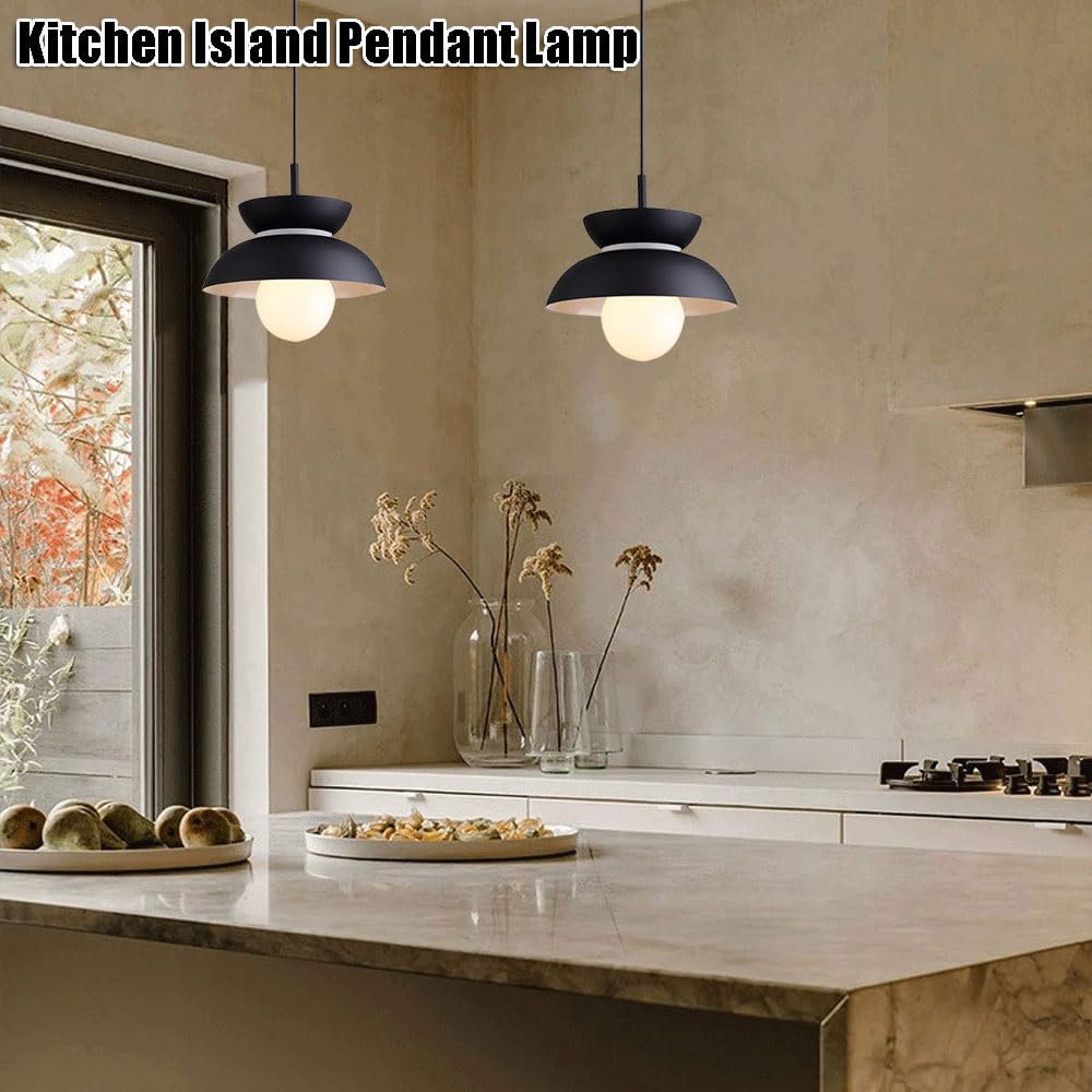 E27 Base Ceiling Pendant Light, American-Style Metal Chandelier, Personalized Single-Head Hanging Lamp Shade, Decorative Lighting Fixture for Hallways and Entryways