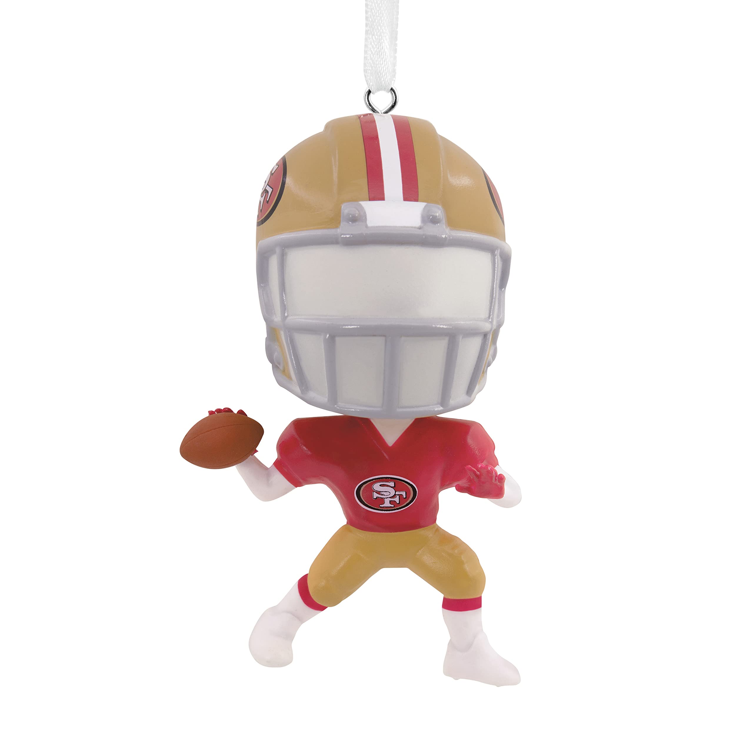 Hallmark NFL バウンシングバディ ウォブルオーナメント (サン・フランシスコ)