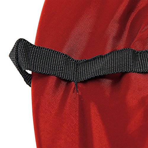 Relaxdays Pop-Up Porta Calcio 2 Pezzi, Rosso