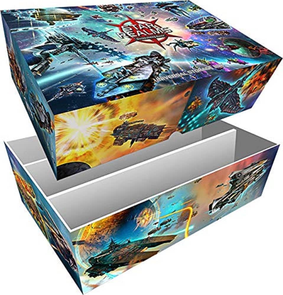 Wise Wizard Games, Star Realms Universal Storage Box – Card Deck Box – Durable and Sturdy – Designed for use with Star Realms Deck Building Game, Multi-Colored