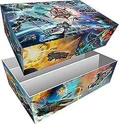 White Wizard Games Star Realms Universal Storage Box – Card Deck Box – Durable and Sturdy – Designed for use with Star Realms Deck Building Game, Multi-Colored