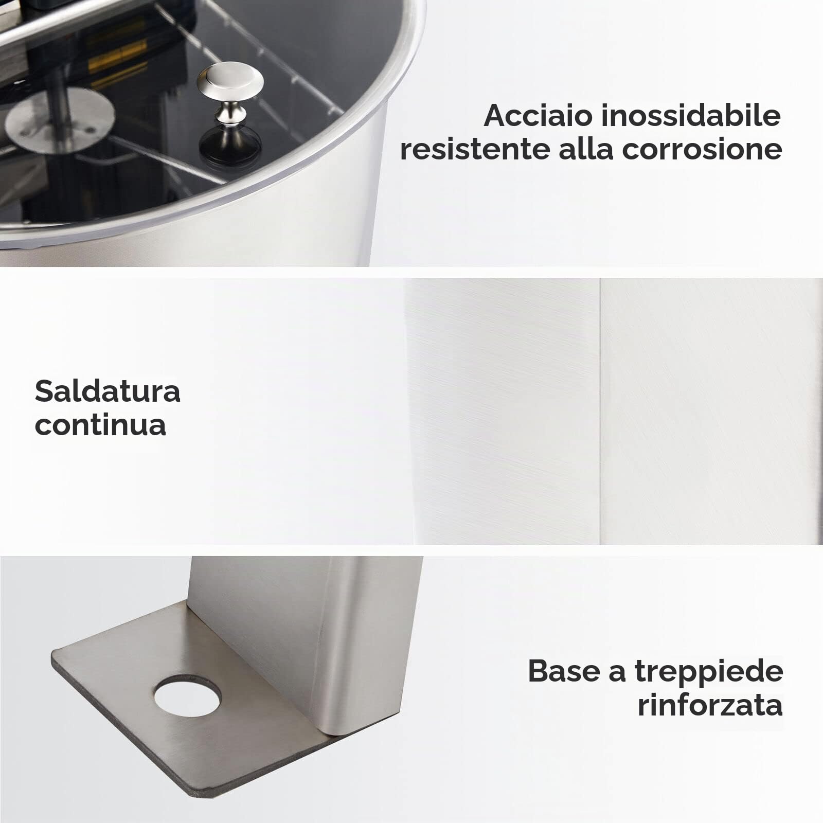Estrattore elettrico per acciaio inox centrifuga tangenziale elettrica raccolta 220 V 120 W estrattore apicoltore per apicoltura ape coerente con copertina
