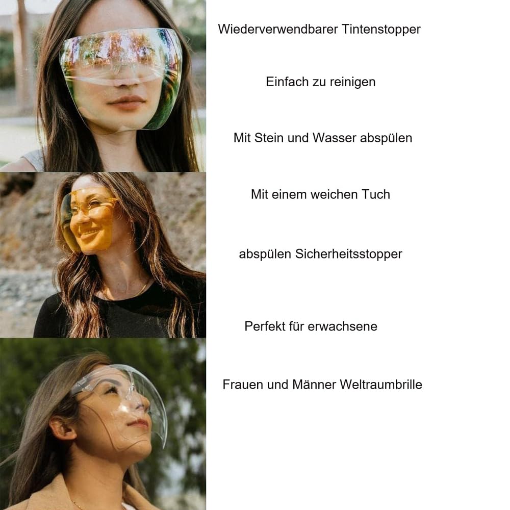 Occhiali Protettivi Trasparenti A Maschera - RAM Apparecchi Medicali - Foto 4